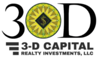 3D Capital Realty Investments, LLC stacked website header logo